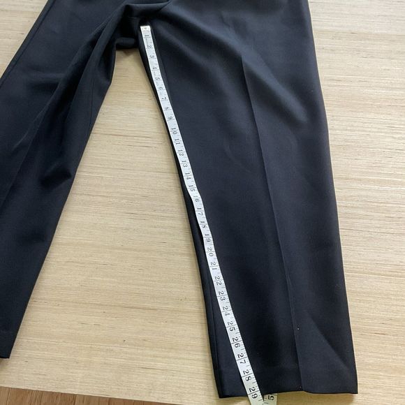 Alfred Dunner Pants Womens Size 18 Black Proportioned Medium pull on New w/flaw - Picture 8 of 9